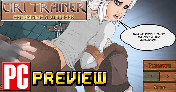 ciri trainer chapter 1 and 2 pc preview a fun 18 plus porn visual novel parody of the witcher series