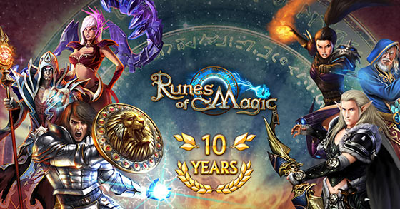 runes of magic is to celebrate its 10th birthday with a 10th anniversary festival