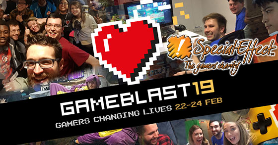 specialeffects gameblast19 charity weekend has raised over 120k pounds