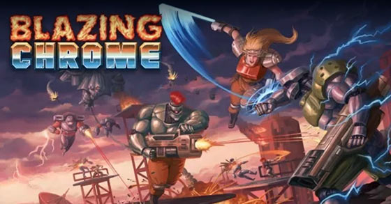 the arcade style run-and-gunner blazing chrome is coming to console and pc this spring