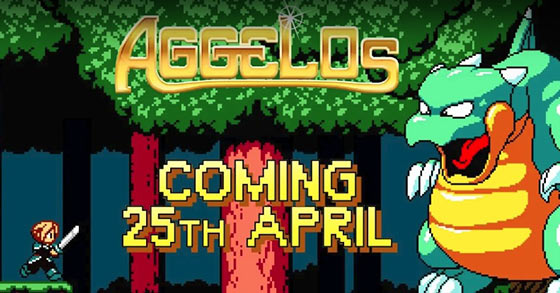 the new retro-like action-rpg aggelos is coming to console on april 25th