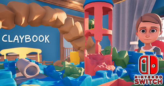 the physics-based clay puzzle game claybook is out now for the nintendo switch