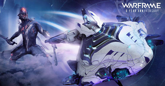 warframe has reached nearly 50 million registered online users on its sixth anniversary