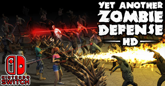 yet another zombie defense hd is coming to the nintendo switch on april 5th