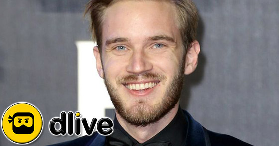 pewdiepie is to stream weekly and exclusively on dlive starting april 14th