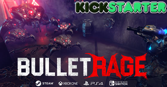 the adrenaline fueled twin-stick shooter bulletrage is coming to kickstarter this may