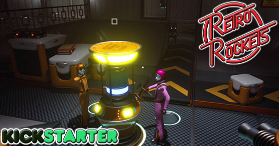 the asymmetrical multiplayer game retro rockets has just landed on kickstarter