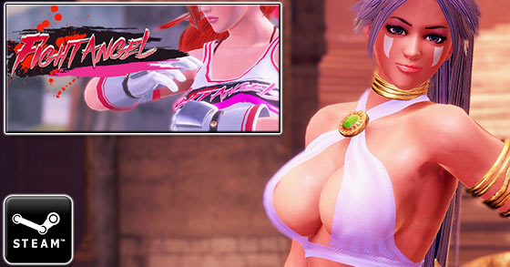 the ecchi all female fight game fight angel is now available via steam early access