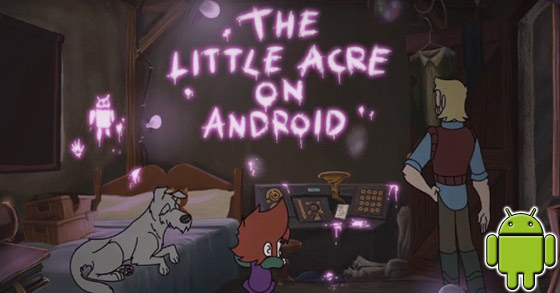 the hand-drawn point-and-click adventure game the little acre is now available for android