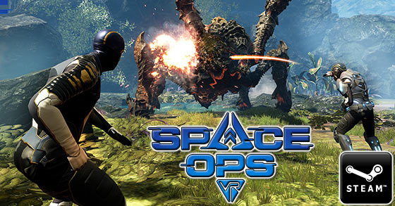 the multiplayer vr sci-fi shooter space ops vr is coming to steam in may