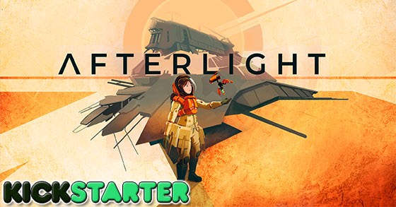 the 2-5d space puzzle adventure game afterlight has just landed on kickstarter