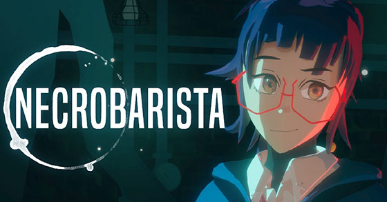 the cinematic cel-shaded visual novel necrobarista is coming to pc in august 2019