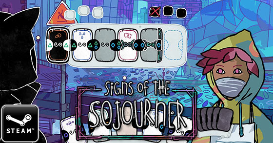 the deck building game signs of the sojourner is coming to pc via steam in 2019