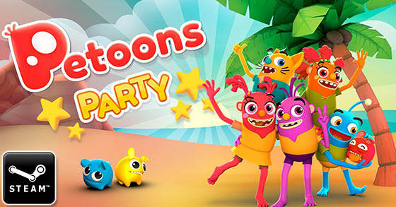 the local party game petoons party is out now for pc via steam