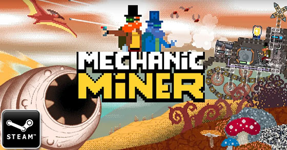 the sandbox builder mechanic miner is now available for pc via steam
