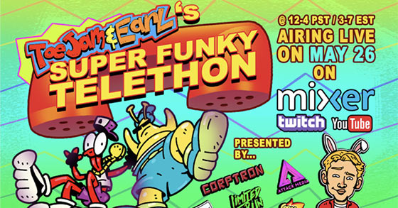 toejam and earl back in the groove kicks-off its live stream on may 26th