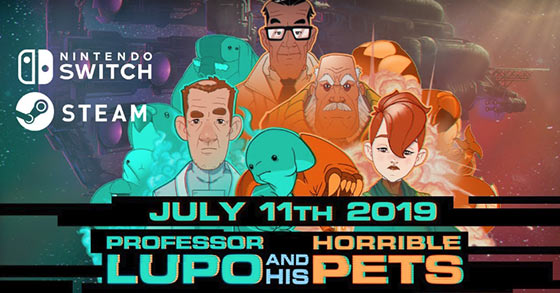 professor lupo and his horrible pets is coming to pc and nintendo switch on july 11th