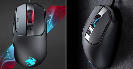 roccat has just announced their latest kain aimo gaming mice series