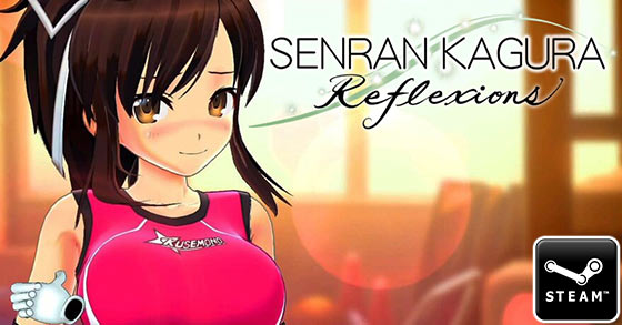 senran kagura reflexions is coming to pc via steam on june 24th