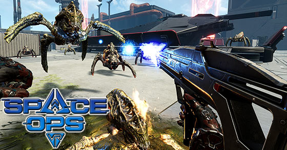 the multiplayer vr sci-fi shooter space ops vr has just received a major update