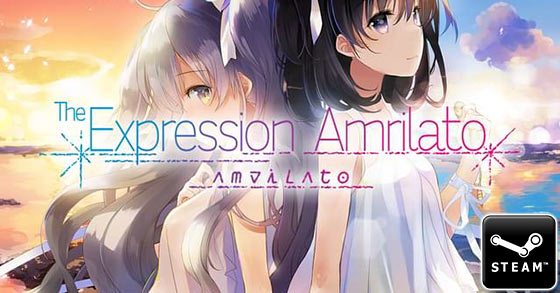 the yuri visual novel the expression amrilato is now available on steam