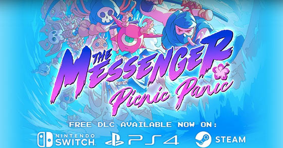 the messengers picnic panic dlc is now available for ps4 nintendo switch and pc