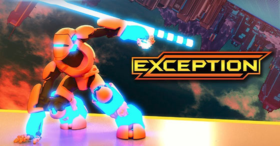 the rotating neon combat platformer exception is coming to consoles and pc on august 13th