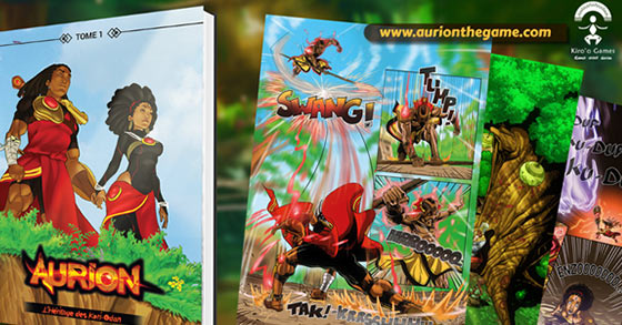 the first volume of the aurion the heritage of kori odan comic book is now available