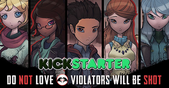 the hand holding themed visual novel do not love is now live on kickstarter