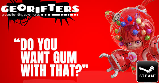 the wacky action-adventure game georifters is coming to steam on october 30th 2019