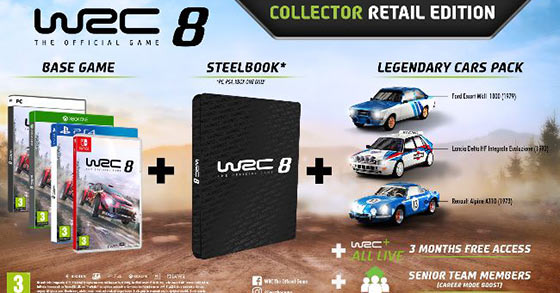 wrc 8 has just revealed its different editions and pre-order bonus content