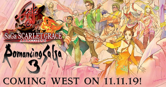 romancing saga 3 and saga scarlet grace ambitions is coming to the west by the end of 2019