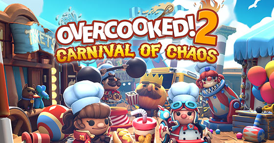 the carnival of chaos dlc is now available in overcooked 2