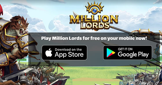 the mobile mmo strategy game million lords is now available globally
