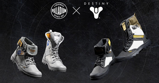 palladium has just partnered-up with bungie to create a duo of destiny themed pampa baggy boots