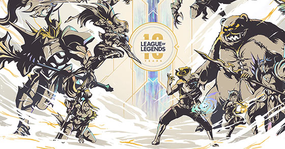 riot games has just kicked-off the 10 year anniversary party for league of legends