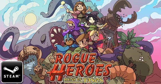 the new multiplayer arpg rogue heroes ruins of tasos is coming to steam in 2020