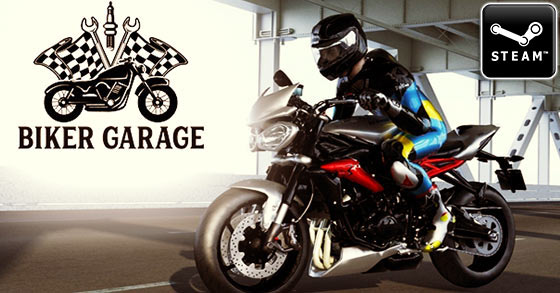 biker garage mechanic simulator is now available for pc via steam