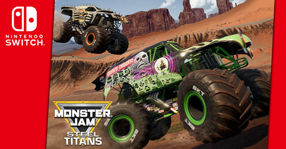 monster jam steel titans is coming to the nintendo switch on november 26th