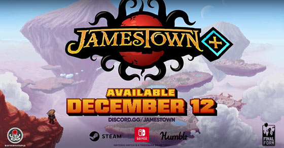 the top-down retro shooter jamestown plus is coming to pc and the nintendo switch on december 12th