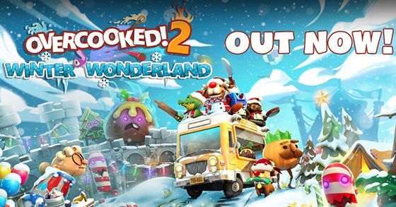 overcooked 2 has just released its winter wonderland update