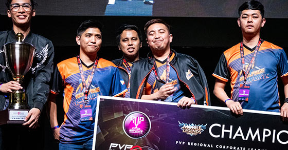 the champions of singtels pvp corporate and campus leagues 2019 tournament have just been crowned
