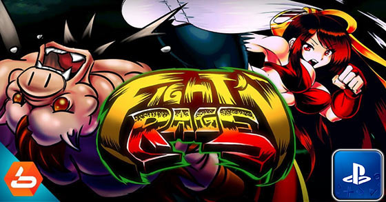 the classic multiplayer 2d arcade brawler fight n rage is now available for the ps4