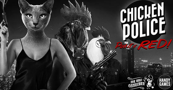 the crazy vn adventure film noir game chicken police is coming to pc and consoles in 2020