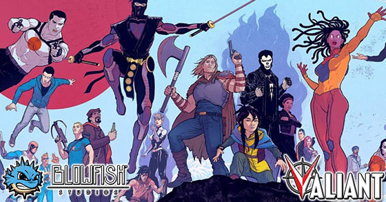 valiant entertainment has just partnered-up with blowfish Studios for a multi-platform video game partnership