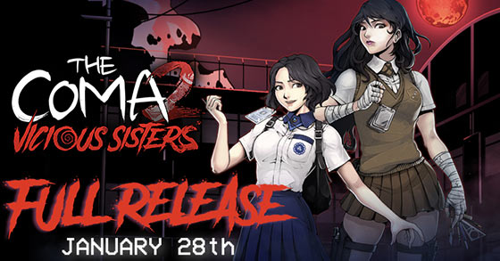 the full version of the coma 2 vicious sisters is coming to steam and gog on january 28th 2020
