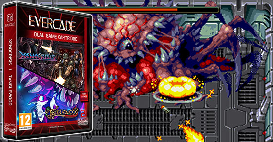 evercade has just announced a xeno crisis and tanglewood dual game cartridge