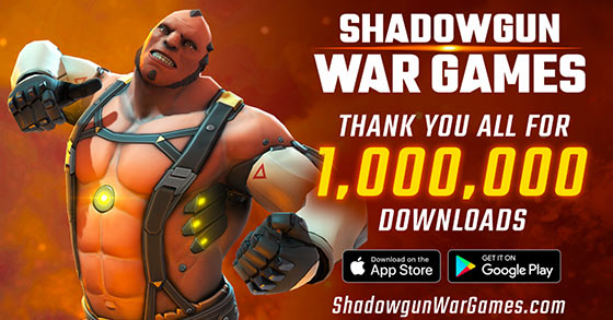 the fast paced hero shooter shadowgun war games has just reached over 1 million downloads