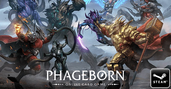 the strategy card game phageborn has just landed on steam early access