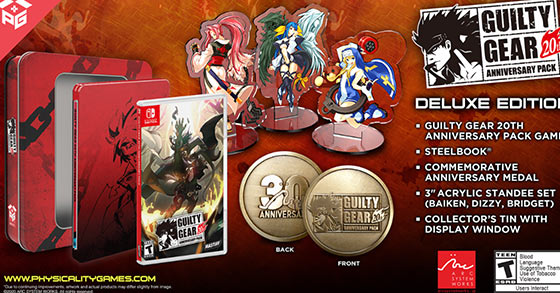 guilty gear 20th anniversary pack is getting a physical edition on march 23rd 2020